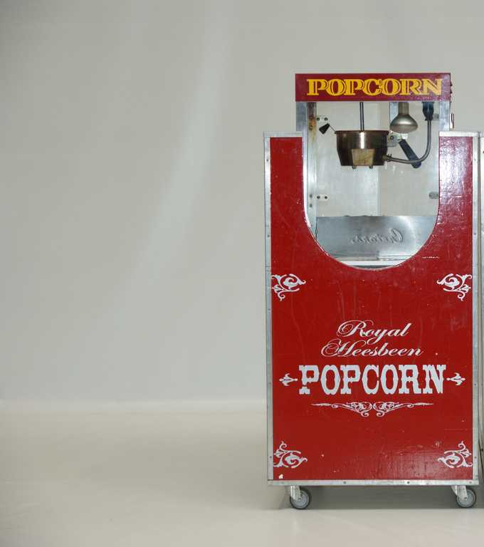 Popcornmachine/ombouw
